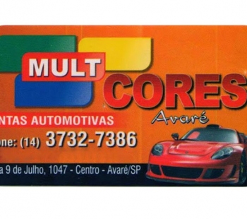 Mult Cores - Tintas Automotivas em Avaré.