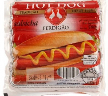 Salsicha Perdigao Hot Dog 500 G