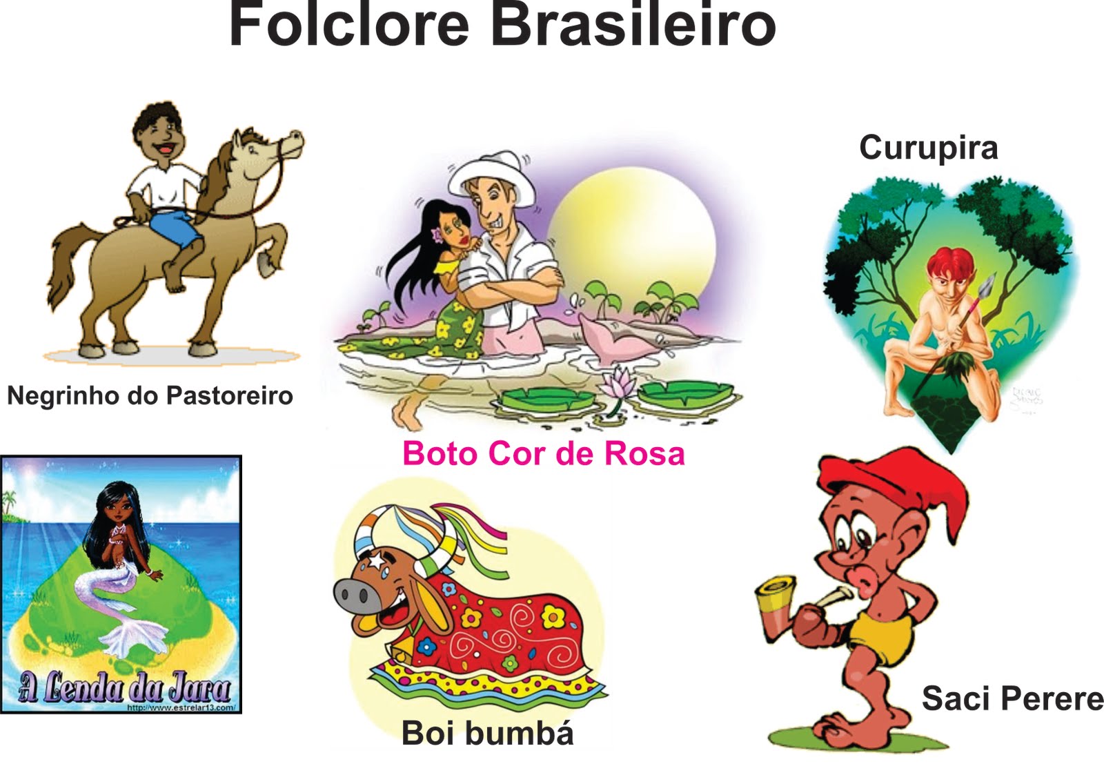 Folclore Brasileiro Personagens