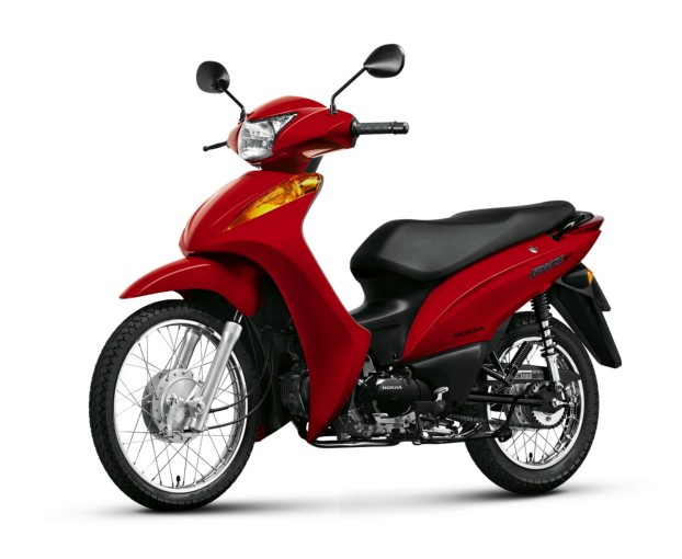 Honda Biz 100 vermelha