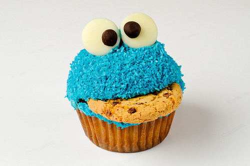 Cupcake azul