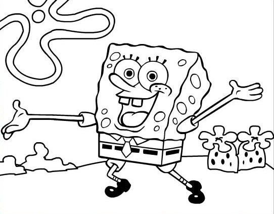 Desenhos para colorir Bob Esponja