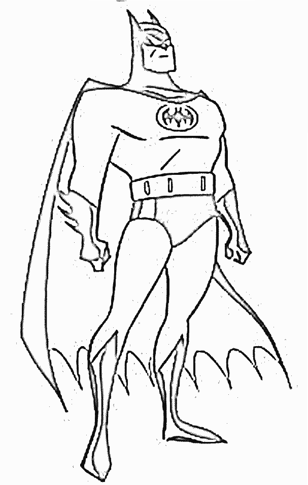 Desenhos para colorir Disney - Batman 