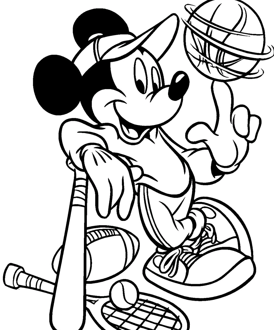 Desenhos para colorir Disney - Mickey mouse 