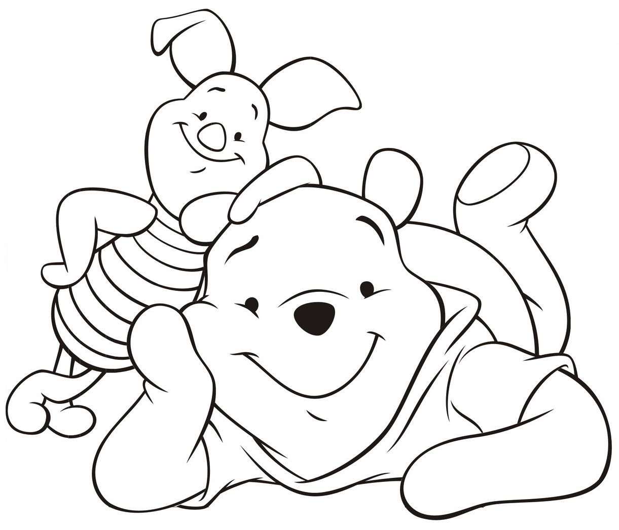 Desenhos para colorir Disney - Ursinho Puff