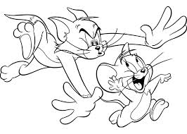 Desenhos para colorir Tom e Jerry