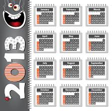 Downloads calendário 2013 Corel Draw modelo profissional 