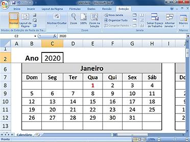 Donwloads Calendário 2013 PDF para Word