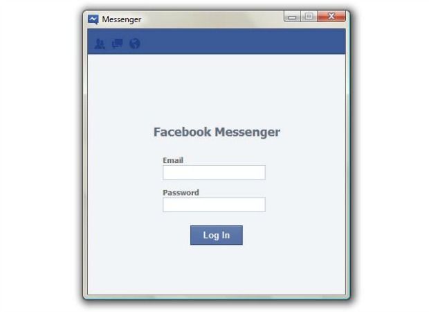 Facebook login - Entrar no Facebook messenger