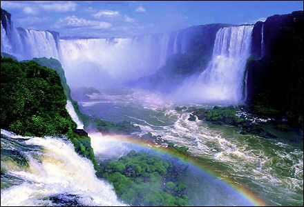 Fotos de lindas Paisagens Naturais cachoeira enorme 