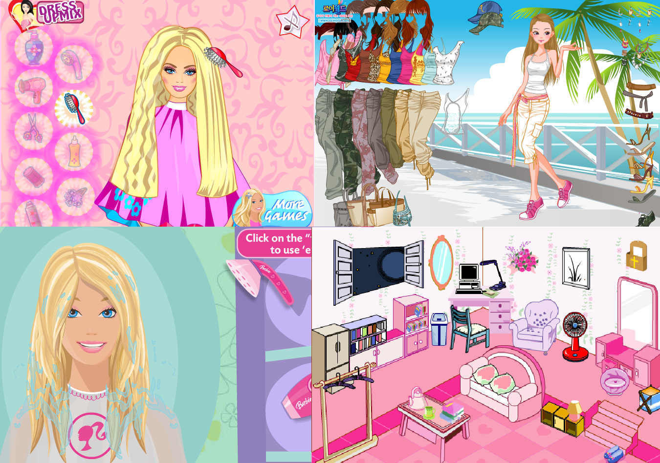Jogos de Vestir a Barbie no Meninas Jogos