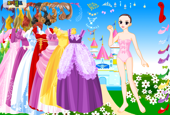 Jogos de Vestir Princesas no Meninas Jogos