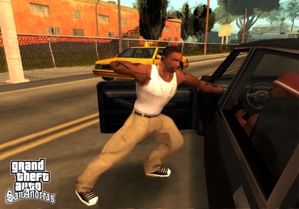 Jogos GTA roubando carro