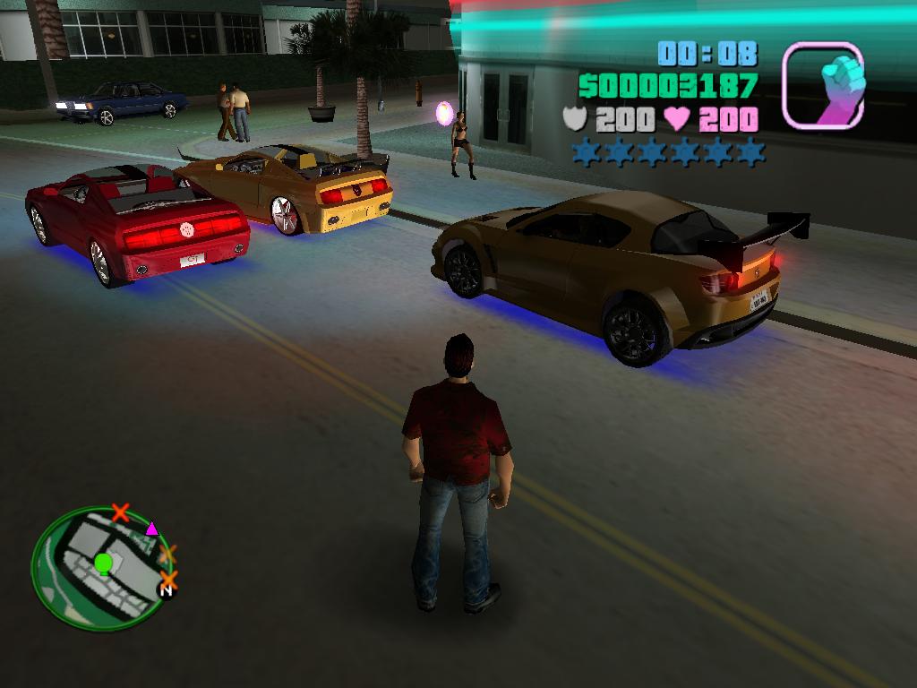 Jogos GTA Vice City carros novos 