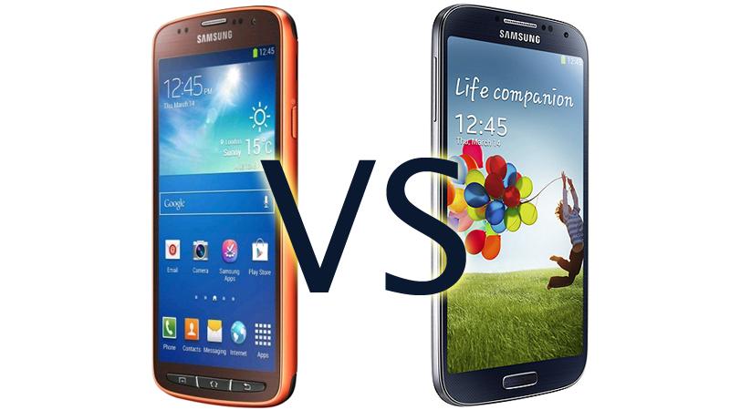 Samsung Galaxy S4 Active comparação