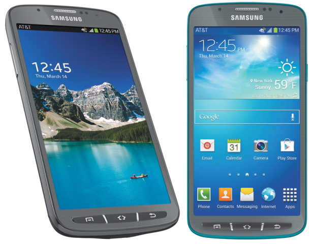 Samsung Galaxy S4 Active preto e azul 