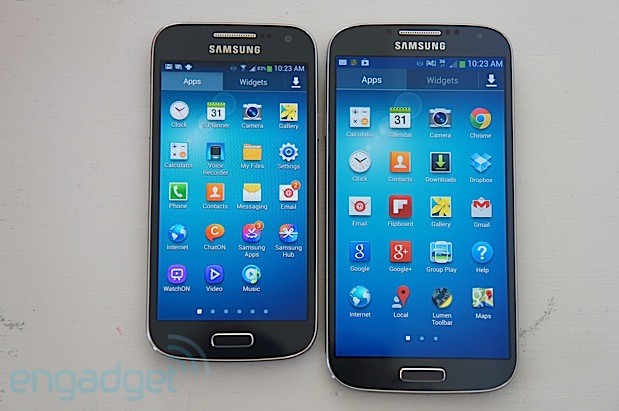 Samsung Galaxy S4 Mini diferença do Galaxy S4