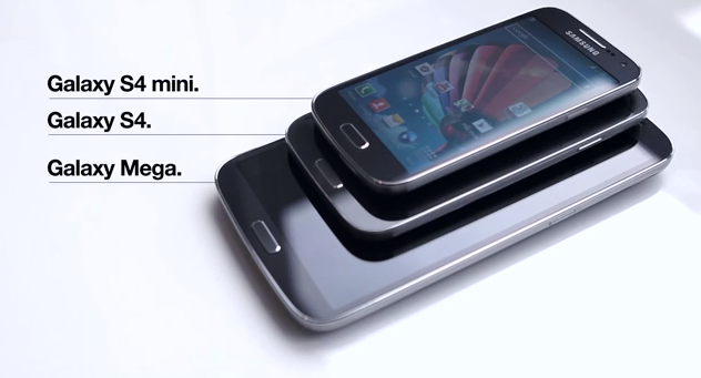 Samsung Galaxy S4 Mini, Galaxy S4 e Galaxy s4 Mega