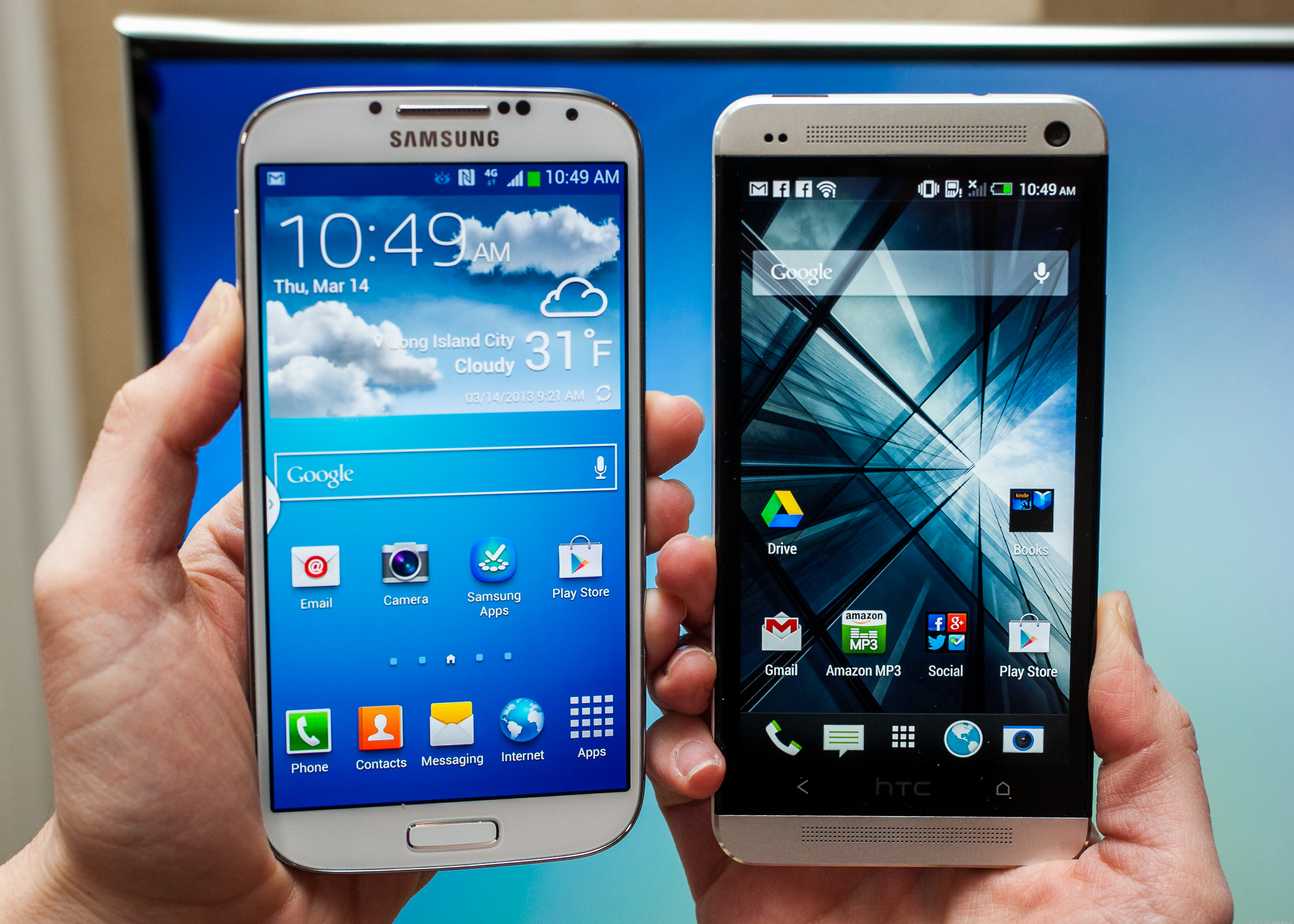 Samsung Galaxy S4 VS iPhone 5 - Modelos 
