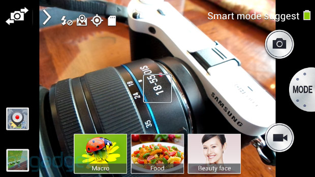 Samsung Galaxy S4 Zoom - Câmera adaptada no aparelho