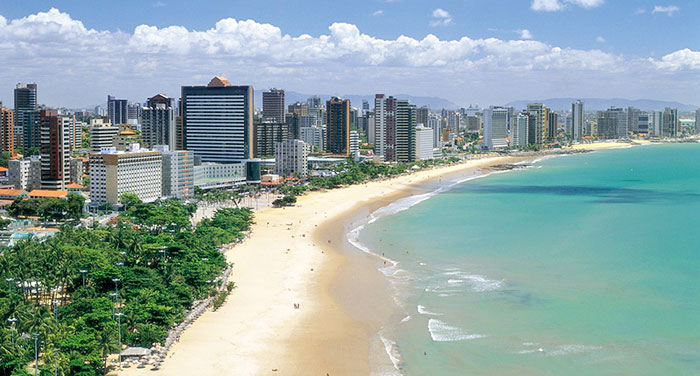 Visão do Hotel da Praia de Fortaleza