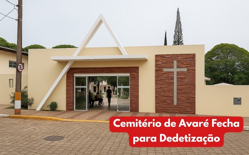 Cemitério de Avaré Fecha para Dedetização