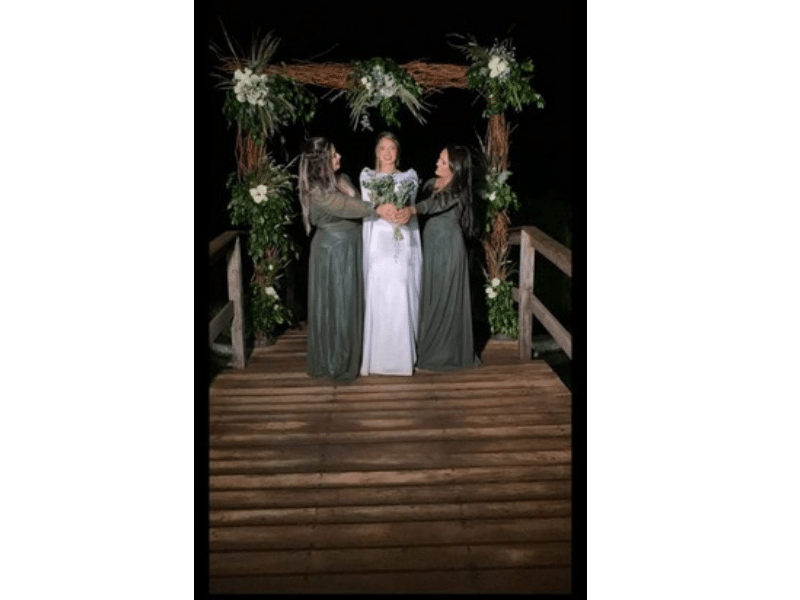 Noiva e madrinhas